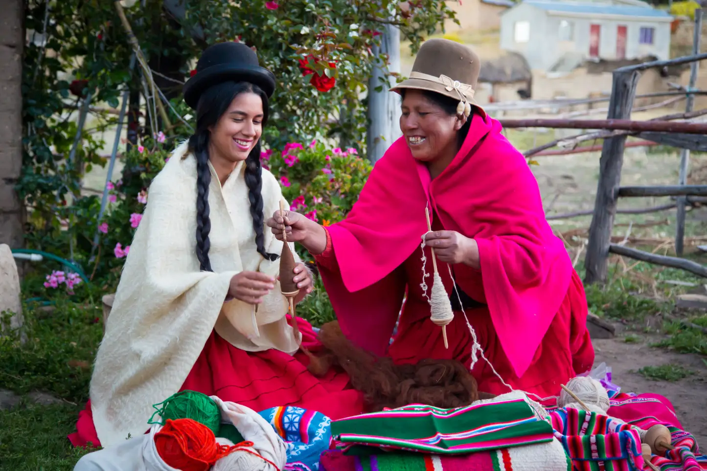 Artesanía textil como fuente de empleo para mujeres indígenas, Bolivia