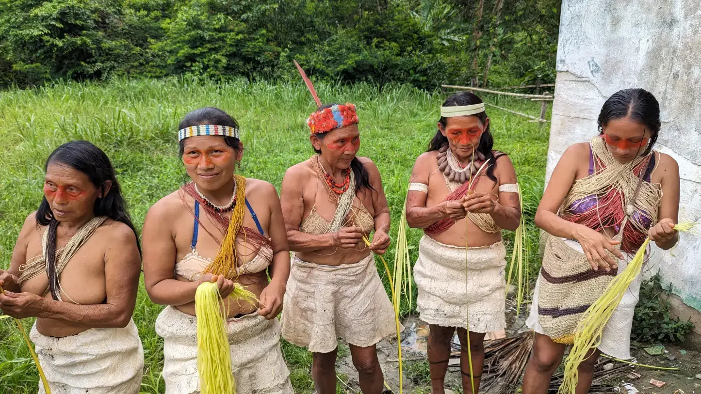 Promovemos el emprendimiento de mujeres Waorani, Ecuador